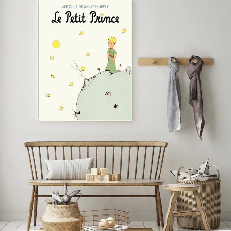 The Little Prince Moon Nursery Art Print by Kumo Art Prints - Maude Kids Decor