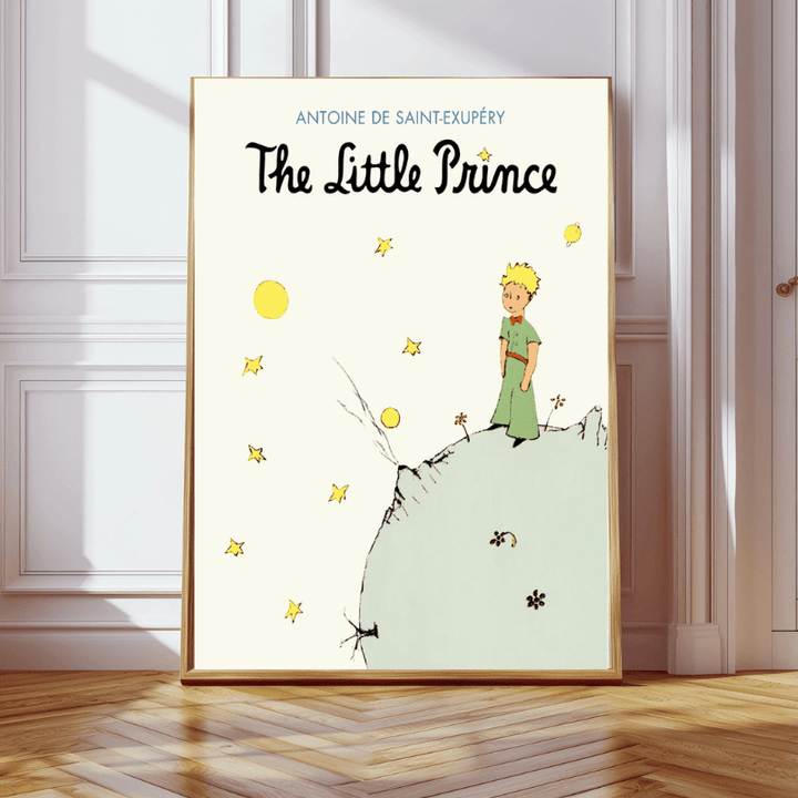 The Little Prince Moon Nursery Art Print by Kumo Art Prints - Maude Kids Decor