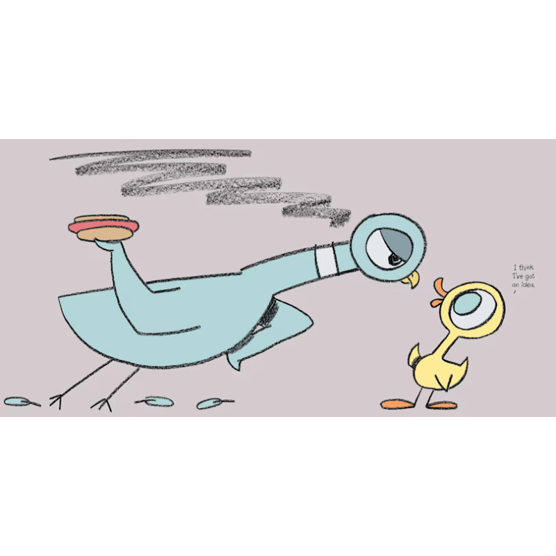 The Pigeon Finds a Hot Dog! by Mo Willems - Maude Kids Decor