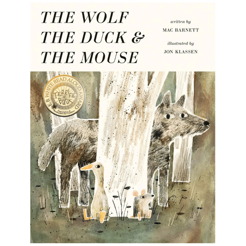 The Wolf, the Duck and the Mouse by Mac Barnett - Maude Kids Decor