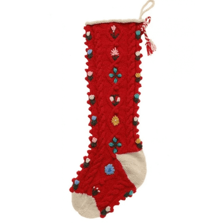 Tilly Hand Knit Wool Christmas Stocking by French Knot - Maude Kids Decor