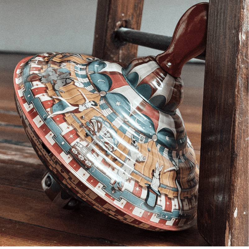 Tin Spinning Top by Konges Sløjd - Maude Kids Decor