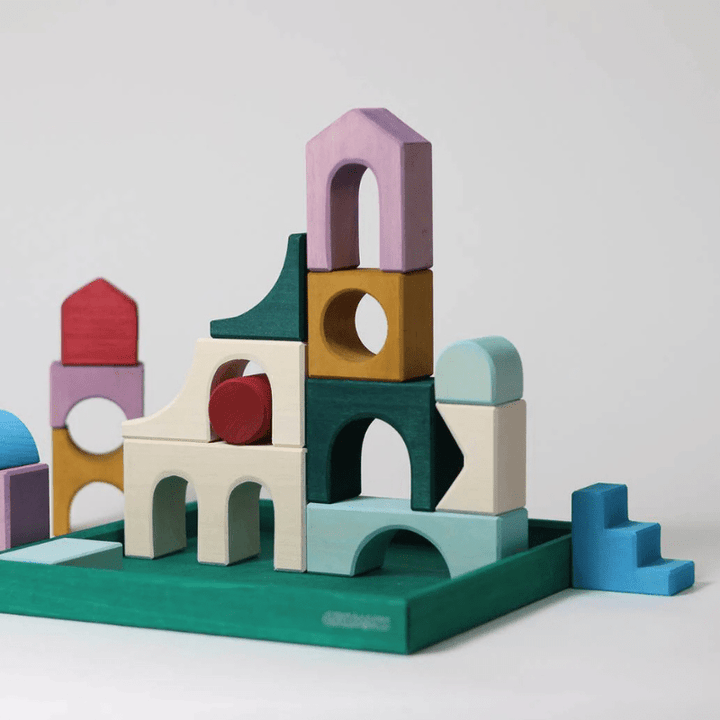 Tiny Art Collection: Small Building Set | Floors by Grimms Spiel und Holz Design - Maude Kids Decor