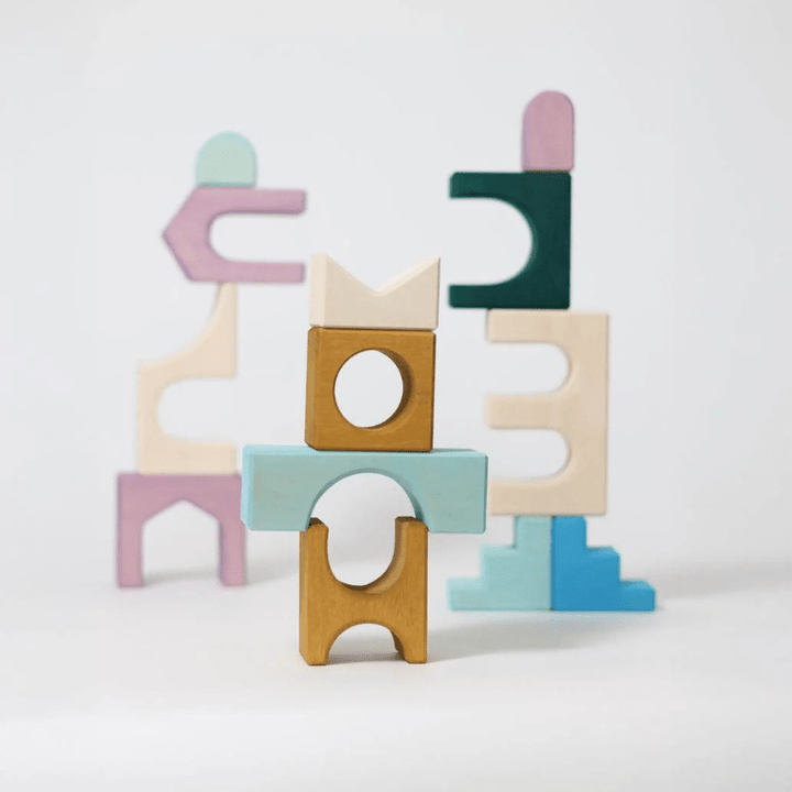Tiny Art Collection: Small Building Set | Floors by Grimms Spiel und Holz Design - Maude Kids Decor