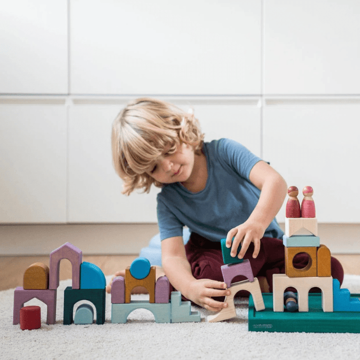 Tiny Art Collection: Small Building Set | Floors by Grimms Spiel und Holz Design - Maude Kids Decor