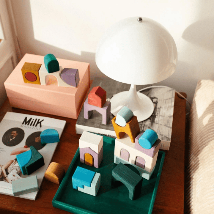 Tiny Art Collection: Small Building Set | Floors by Grimms Spiel und Holz Design - Maude Kids Decor