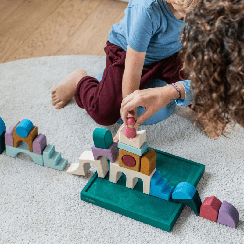 Tiny Art Collection: Small Building Set | Floors by Grimms Spiel und Holz Design - Maude Kids Decor