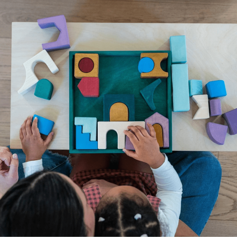 Tiny Art Collection: Small Building Set | Floors by Grimms Spiel und Holz Design - Maude Kids Decor