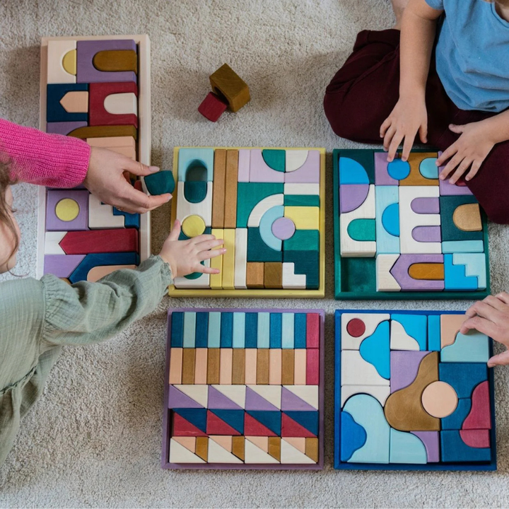 Tiny Art Collection: Small Building Set | Rhythm by Grimms Spiel und Holz Design - Maude Kids Decor