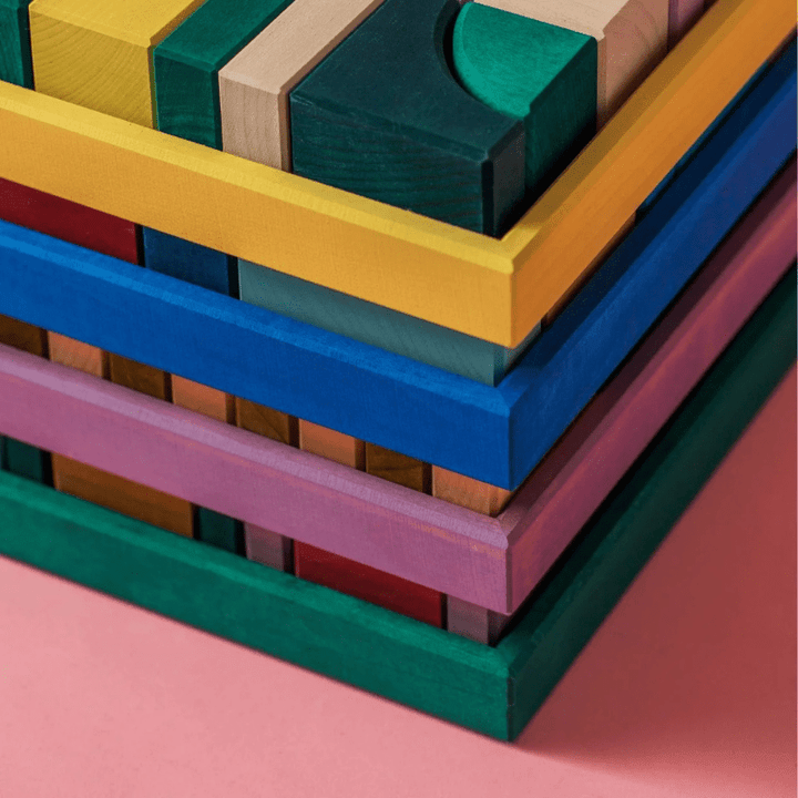 Tiny Art Collection: Small Building Set | Rhythm by Grimms Spiel und Holz Design - Maude Kids Decor