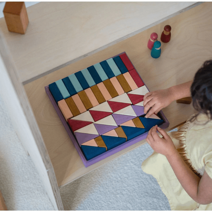 Tiny Art Collection: Small Building Set | Rhythm by Grimms Spiel und Holz Design - Maude Kids Decor