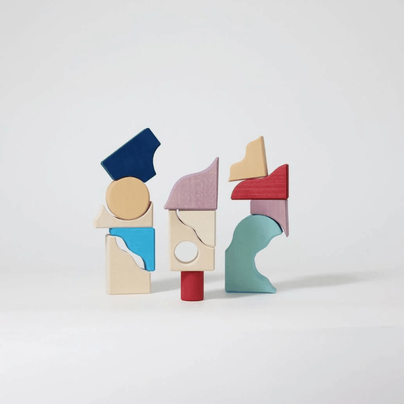 Tiny Art Collection: Small Building Set | Wave by Grimms Spiel und Holz Design - Maude Kids Decor