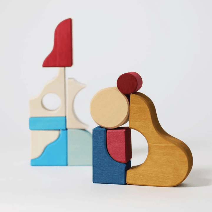 Tiny Art Collection: Small Building Set | Wave by Grimms Spiel und Holz Design - Maude Kids Decor
