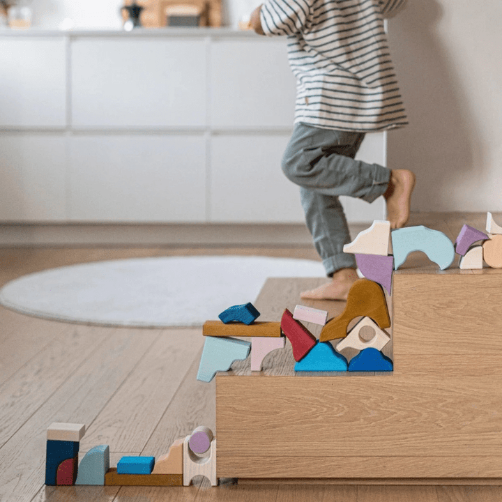 Tiny Art Collection: Small Building Set | Wave by Grimms Spiel und Holz Design - Maude Kids Decor