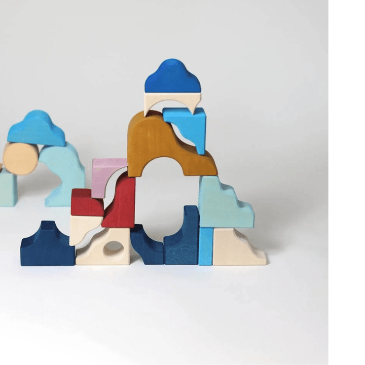 Tiny Art Collection: Small Building Set | Wave by Grimms Spiel und Holz Design - Maude Kids Decor
