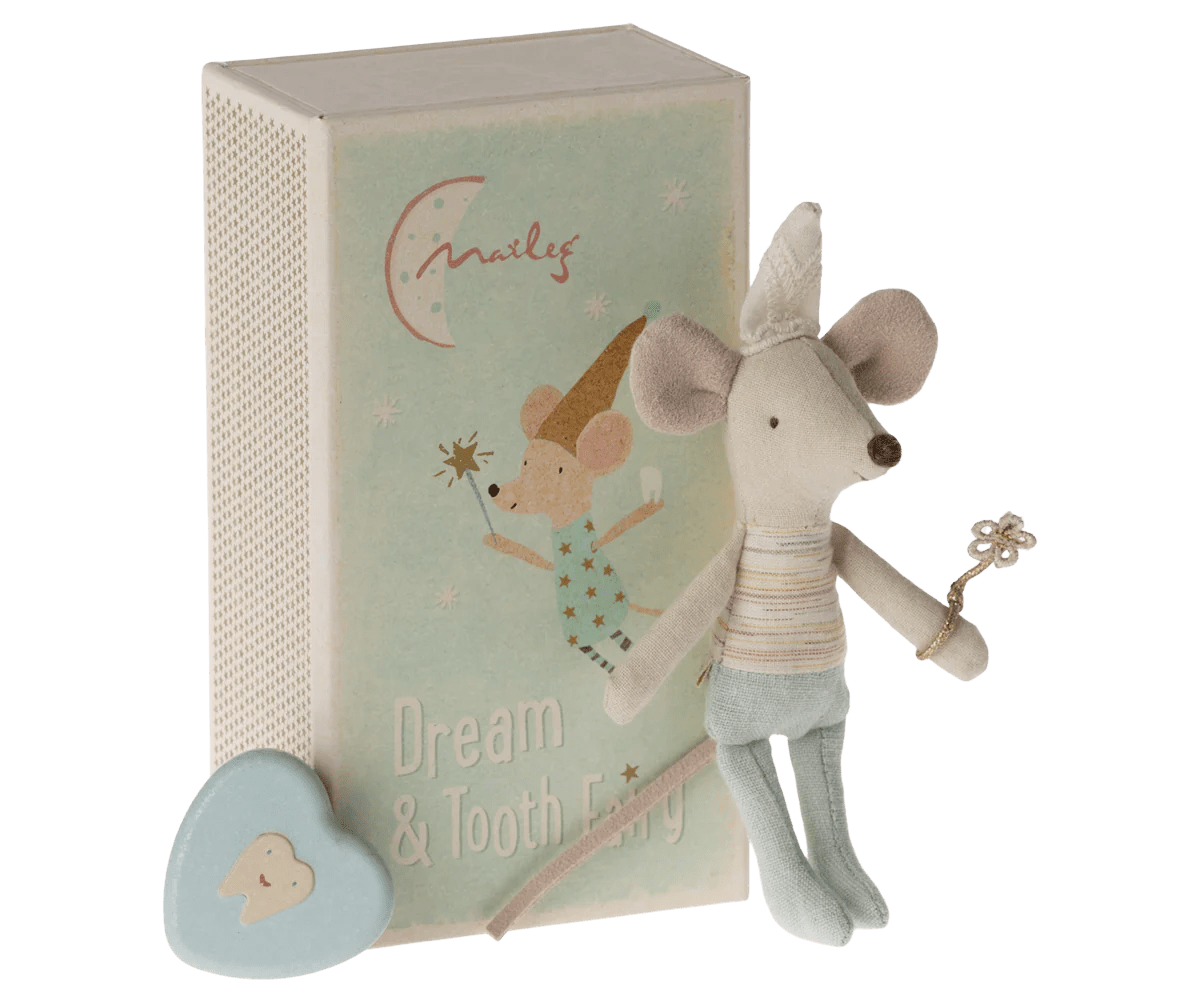 Tooth Fairy Mouse in Matchbox | Little Sister/Brother by Maileg - Maude Kids Decor