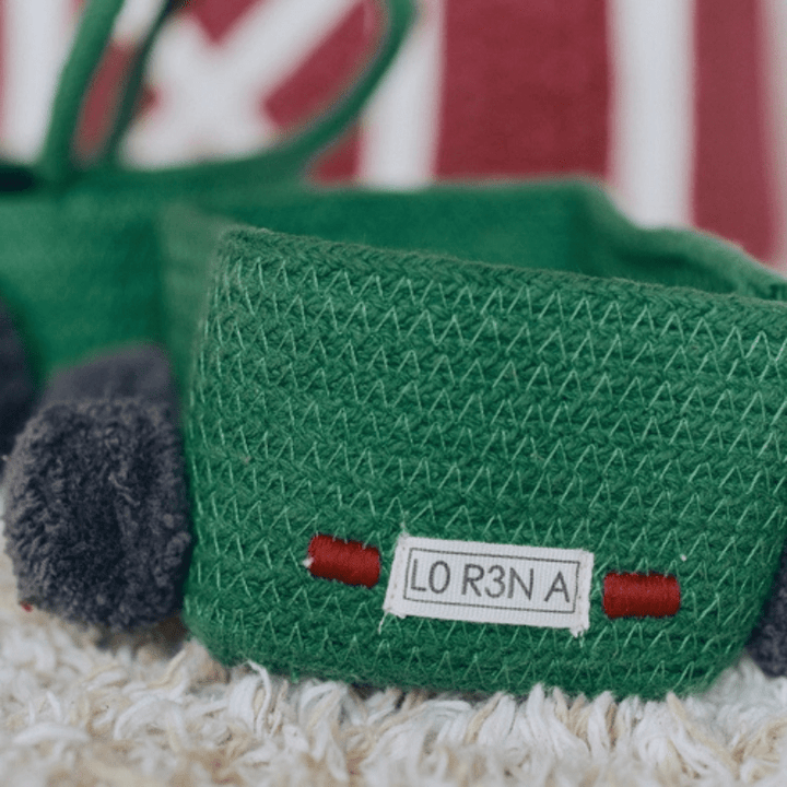 Tractor Basket by Lorena Canals - Maude Kids Decor