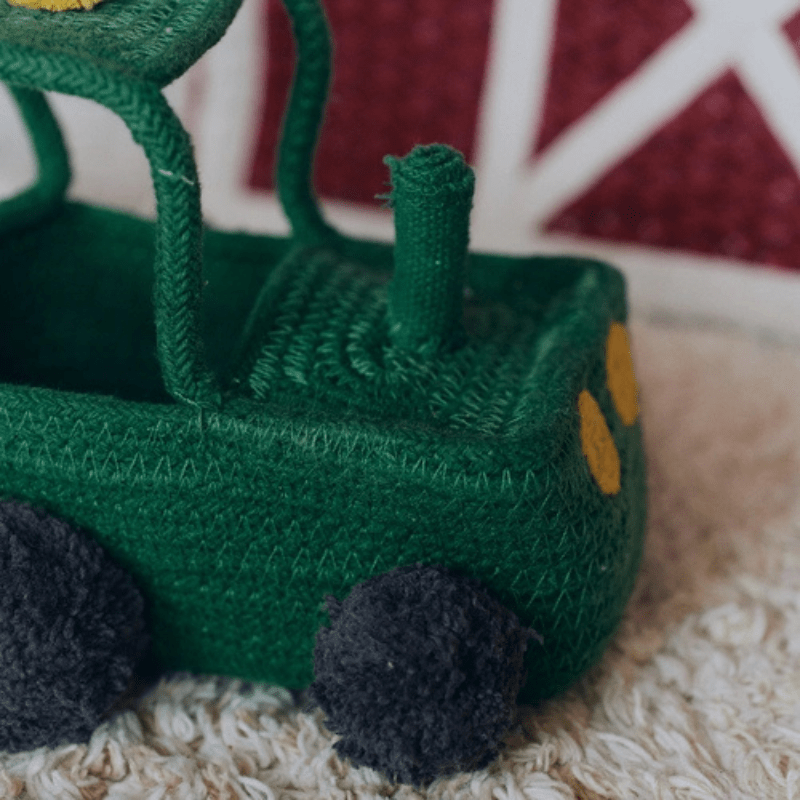 Tractor Basket by Lorena Canals - Maude Kids Decor