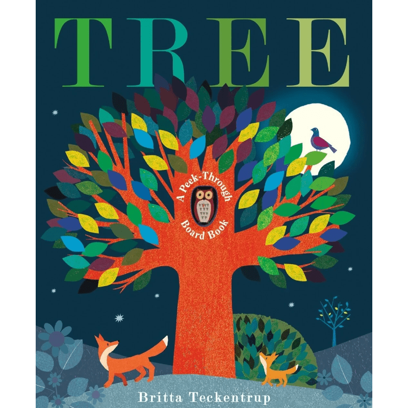 Tree: A Peek-Through Board Book by Britta Teckentrup - Maude Kids Decor