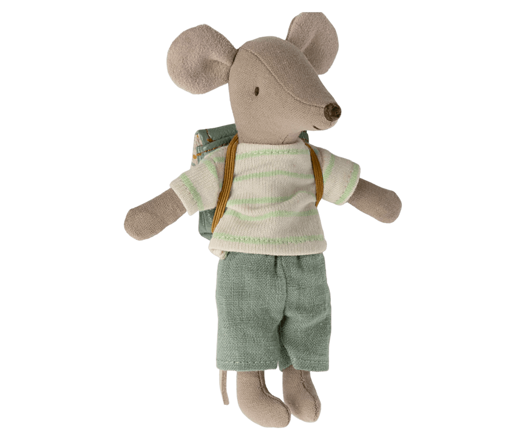 Tricycle Mouse, Big Brother with Bag by Maileg - Maude Kids Decor