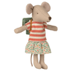 Tricycle Mouse, Big Sister with Bag by Maileg - Maude Kids Decor