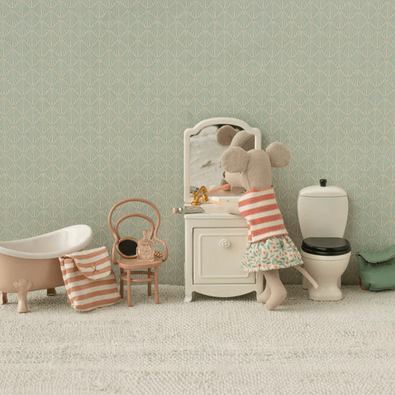Tricycle Mouse, Big Sister with Bag by Maileg - Maude Kids Decor