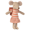 Tricycle Mouse, Big Sister with Bag by Maileg - Maude Kids Decor