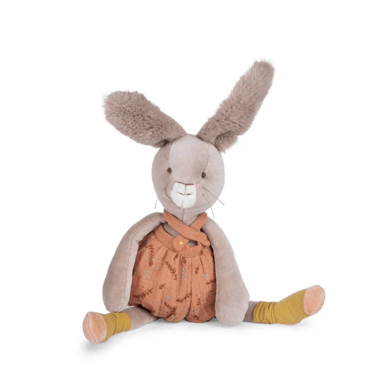 Trois Petits Lapins | Clay Rabbit Soft Toy by Moulin Roty - Maude Kids Decor