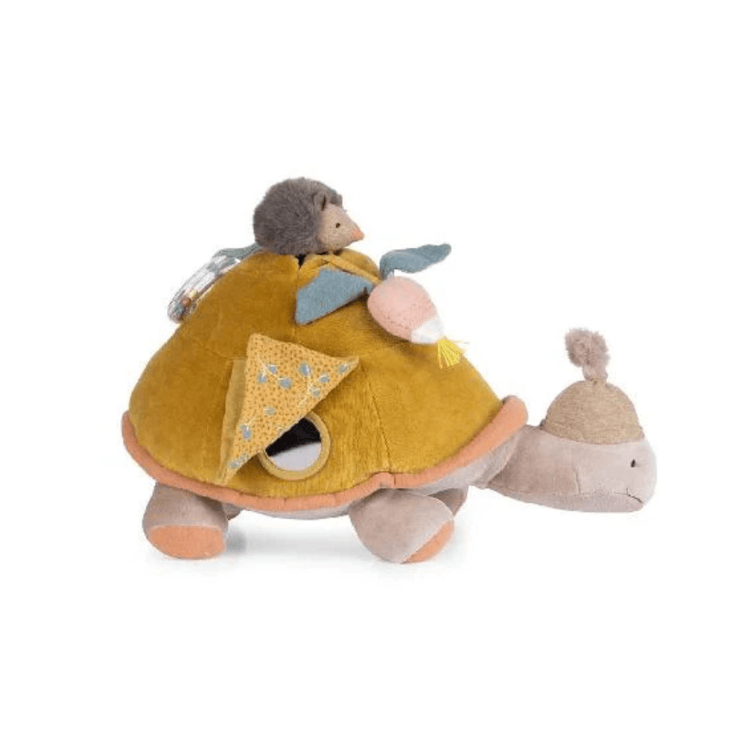 Trois Petits Lapins | Large Activity Turtle by Moulin Roty - Maude Kids Decor