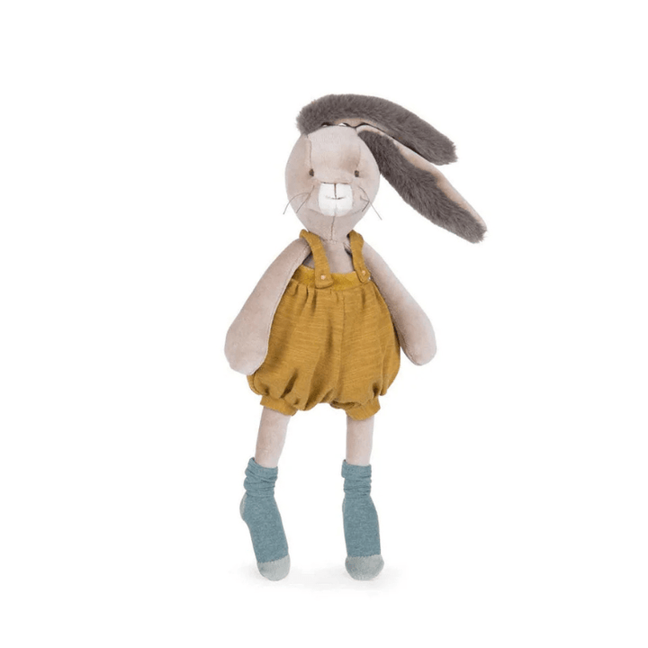 Trois Petits Lapins | Ochre Rabbit Soft Toy by Moulin Roty - Maude Kids Decor