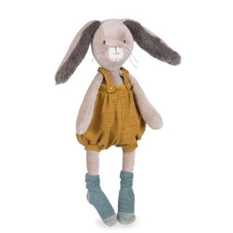 Trois Petits Lapins | Ochre Rabbit Soft Toy by Moulin Roty - Maude Kids Decor