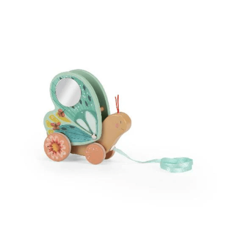 Trois Petits Lapins | Pull - Along Butterfly by Moulin Roty - Maude Kids Decor