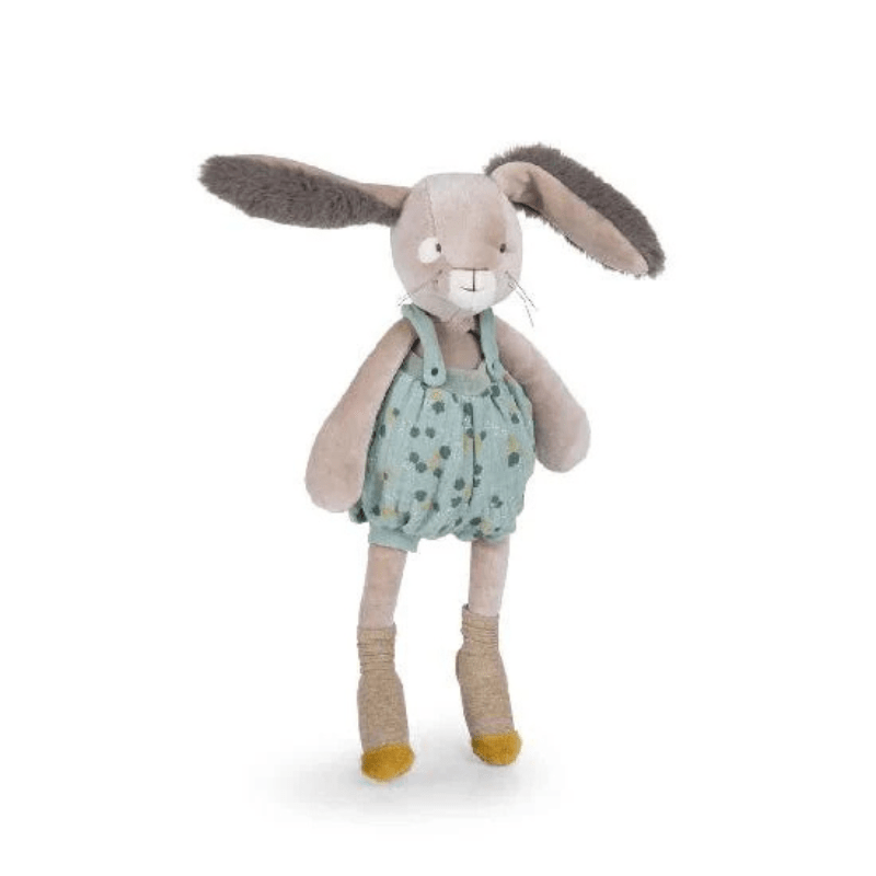Trois Petits Lapins | Sage Rabbit Soft Toy by Moulin Roty - Maude Kids Decor