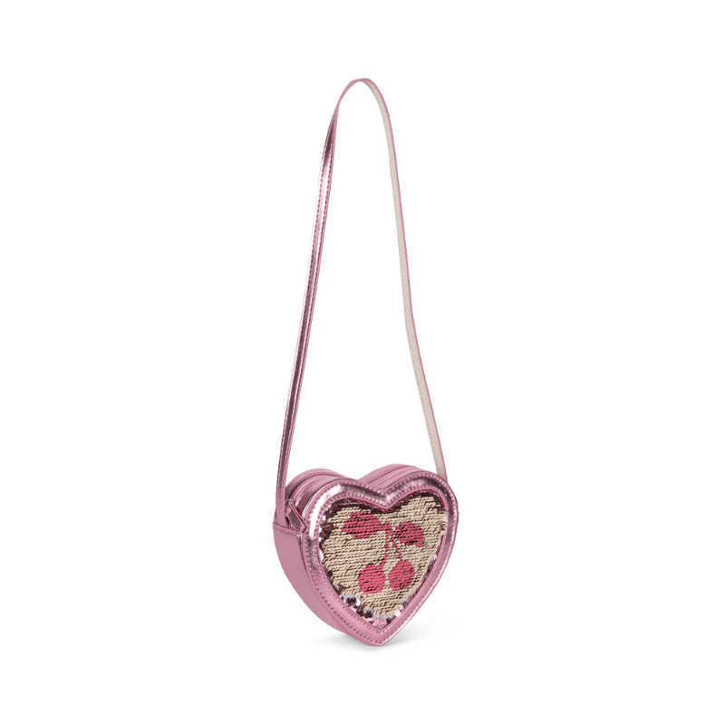Tut Heart Sequin Shoulder Bag | Rose by Konges Sløjd - Maude Kids Decor