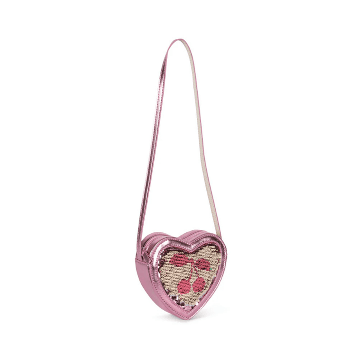 Tut Heart Sequin Shoulder Bag | Rose by Konges Sløjd - Maude Kids Decor