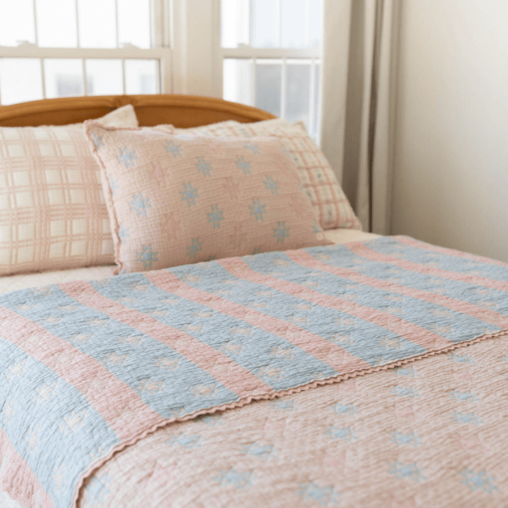 Twin Sunday Quilt | Peony by New Grain - Maude Kids Decor