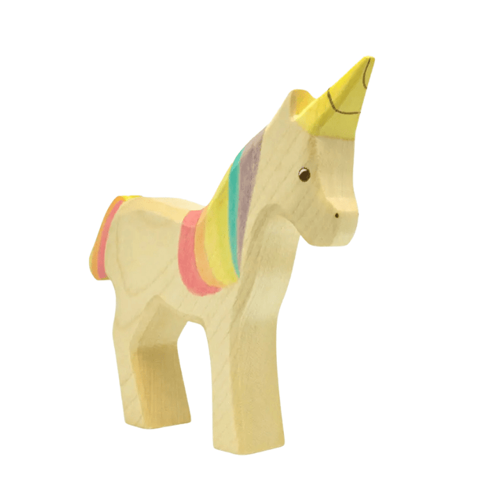 Unicorn Rainbow Wooden Figurine by HolzWald - Maude Kids Decor