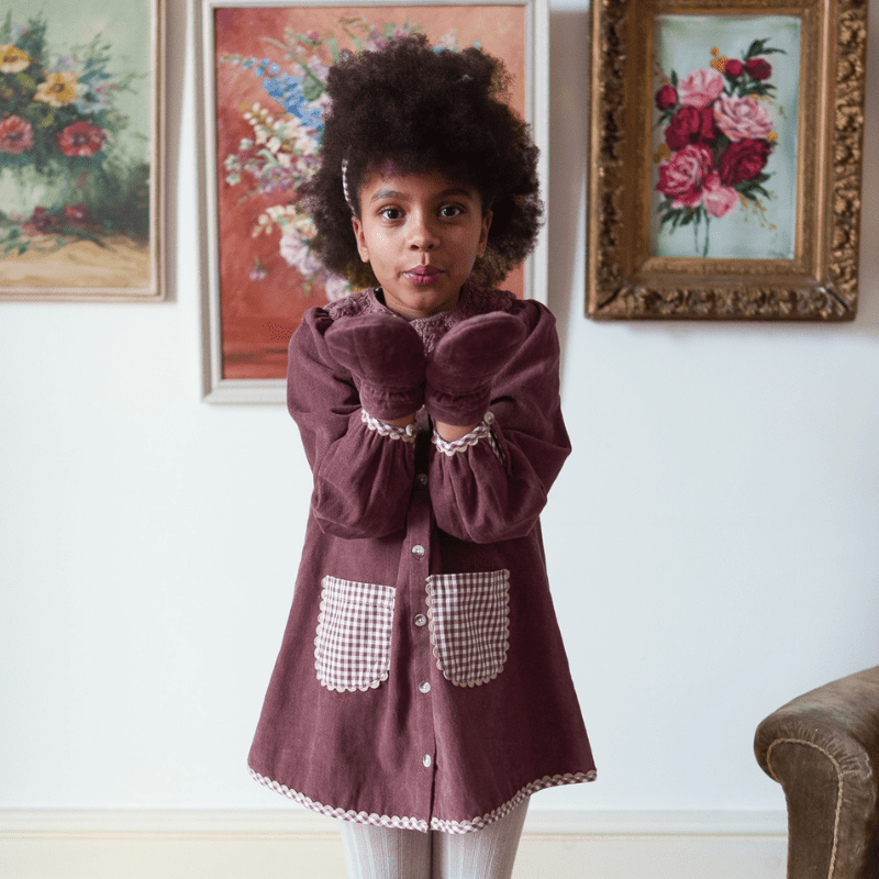 Velvet Jules Dress | Sugarplum by Little Cotton Clothes - Maude Kids Decor