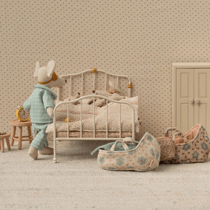 Vintage Bed, Mouse | Off White by Maileg - Maude Kids Decor