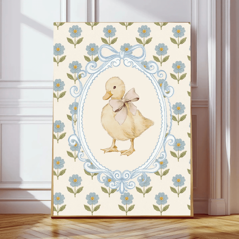 Vintage Duck Nursery Farmhouse Art Print by Kumo Art Prints - Maude Kids Decor