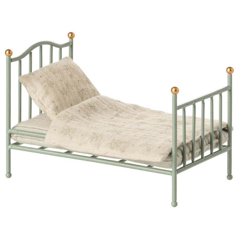 Vintage Single Bed, Mouse by Maileg - Maude Kids Decor