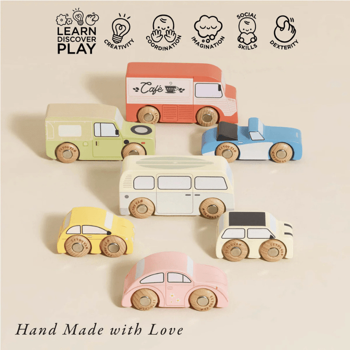 Vintage Toy Cars Set by Le Toy Van - Maude Kids Decor