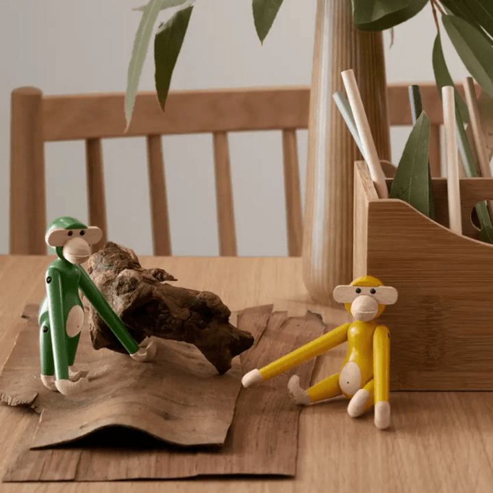 Vintage Wooden Monkey Figurine Toy | Mini by Kay Bojesen - Maude Kids Decor