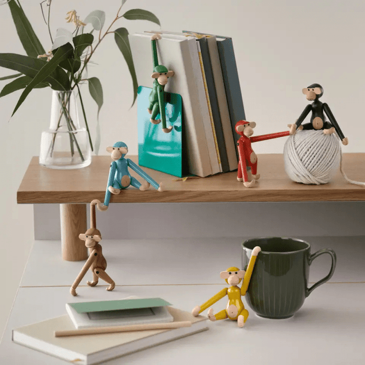 Vintage Wooden Monkey Figurine Toy | Mini by Kay Bojesen - Maude Kids Decor