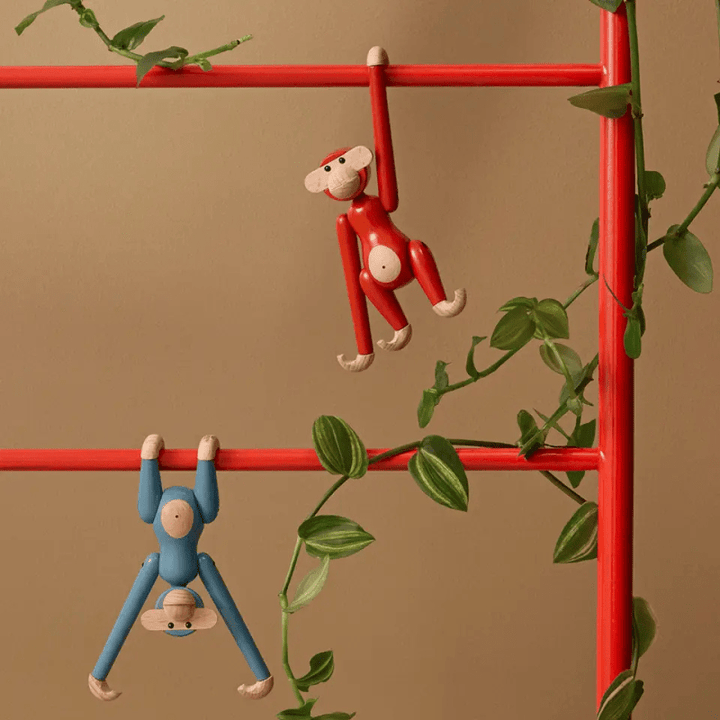 Vintage Wooden Monkey Figurine Toy | Mini by Kay Bojesen - Maude Kids Decor