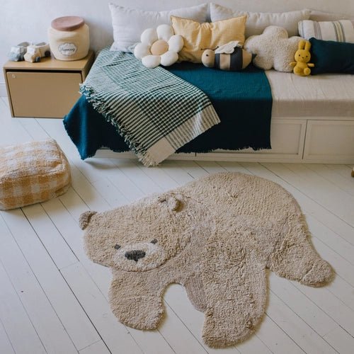 Washable Animal Rug | Bear by Lorena Canals - Maude Kids Decor