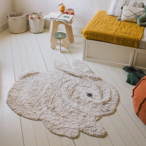 Washable Animal Rug | Bunny by Lorena Canals - Maude Kids Decor