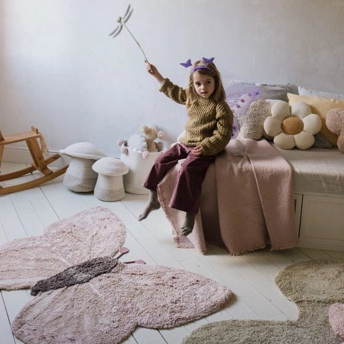 Washable Animal Rug | Butterfly by Lorena Canals - Maude Kids Decor