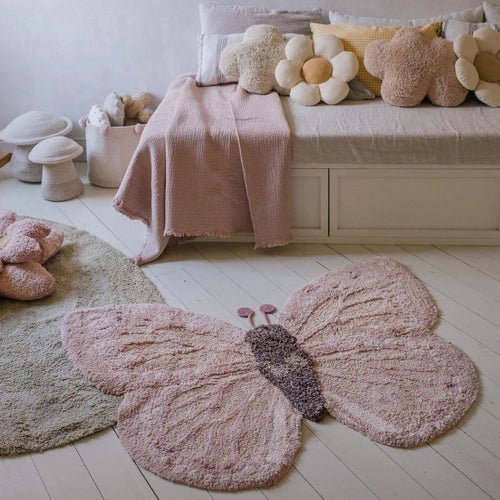 Washable Animal Rug | Butterfly by Lorena Canals - Maude Kids Decor