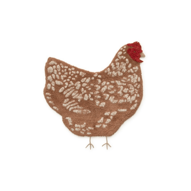 Washable Animal Rug | Chicken by Lorena Canals - Maude Kids Decor